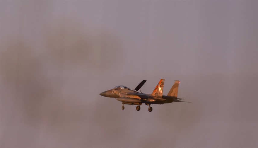 مقاتلة "أف 15" إسرائيلية فوق القدس.