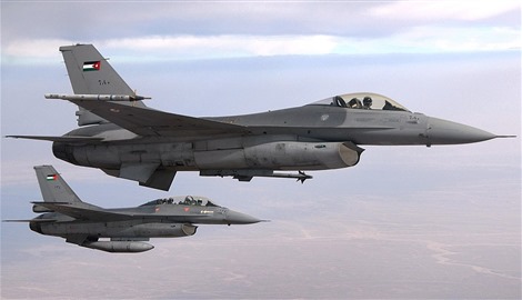 الأردن يكثف طلعات المقاتلات الحربية لمنع اختراق مجاله الجوي
