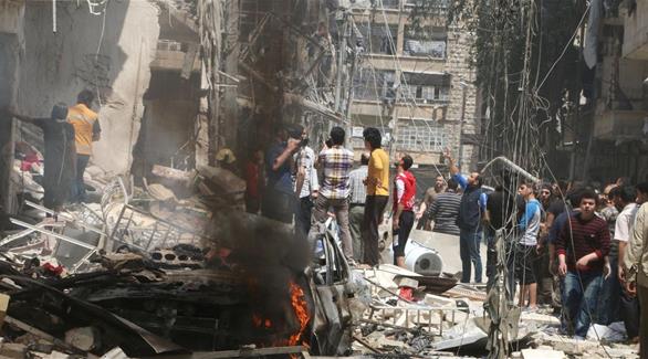 جانب من الدمار الذي حل في حلب (أرشيف)