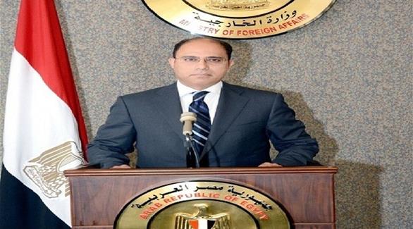 المتحدث الرسمى باسم وزارة الخارجية المصرية المستشار أحمد أبو زيد (أرشيف)