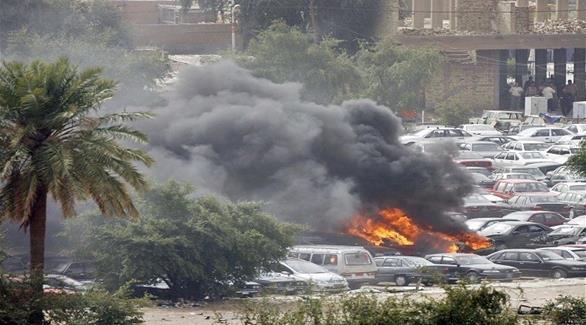 مقتل 5 أشخاص بانفجار سيارتين مفخختين شرق العاصمة العراقية بغداد (تويتر)