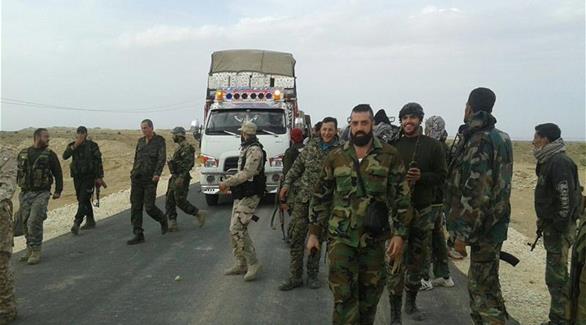 الجيش السوري على طريق حلب(أرشيف)