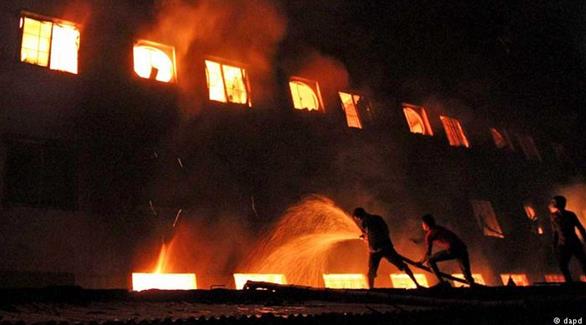 حريق بأحد مصانع بنغلاديش (أرشيف)
