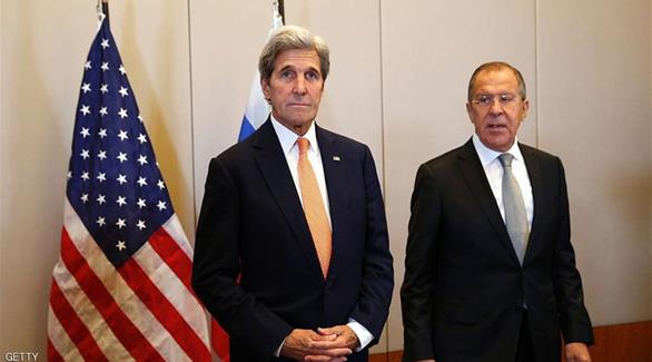 وزير الخارجية الروسي سيرغي لافروف ونظيره الأمريكي جون كيري (أرشيف)