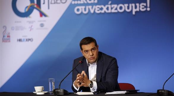 رئيس الوزراء اليوناني أليكسيس تسيبراس (إي بي أيه)