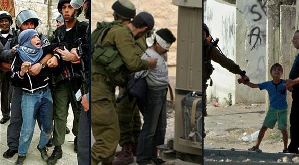 الاحتلال الإسرائيلي يعتقل أطفالاً فلسطينيين (أرشيف)