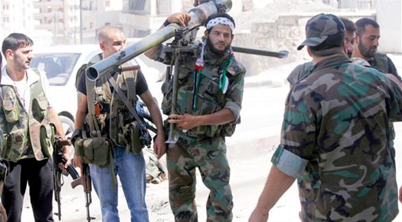 عناصر من قوات المعارضة السورية (أرشيف)