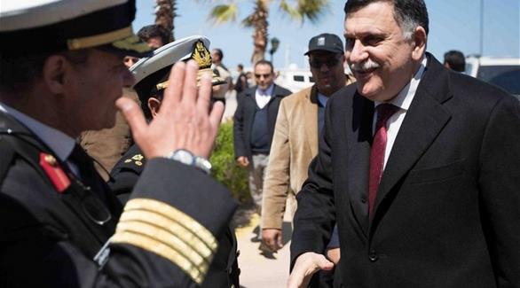 رئيس حكومة الوفاق الوطني الليبية، فايز السراج(أرشيف)