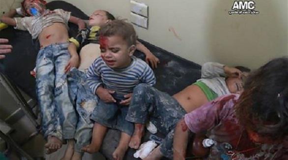 أطفال أصيبوا في حلب بعد إعلان انتهاء الهدنة (فيس بوك)