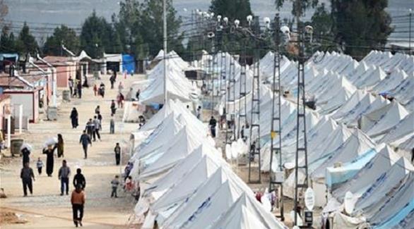 مخيم اللاجئين السورين في اليونان (من الأرشيف) 
