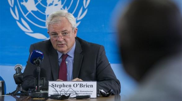 منسق الشؤون الإنسانية في الأمم المتحدة ستيفن أوبراين(أرشيف)