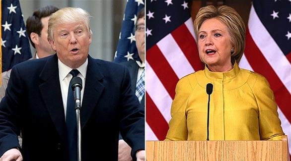 المرشحان للرئاسة الأمريكية هيلاري كلينتون ودونالد ترامب (أرشيف)