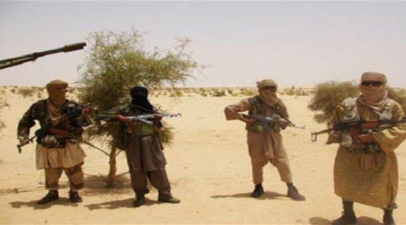 إرهابيون في إحدى مناطق صحراء ليبيا (أرشيف)