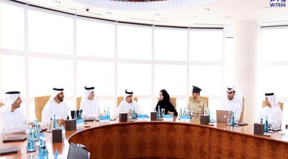 الاجتماع السادس الذي عقده برئاسة رئيس مجلس إدارة مكتب مدينة دبي الذكية سعيد محمد الطاير(وام)