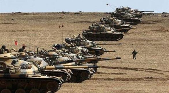 آليات حربية تركية على الحدود السورية (أرشيف)