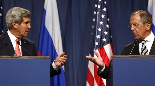 وزير الخارجية الأمريكي جون كيري ونظيره الروسي سيرغي لافروف (أرشيف)
