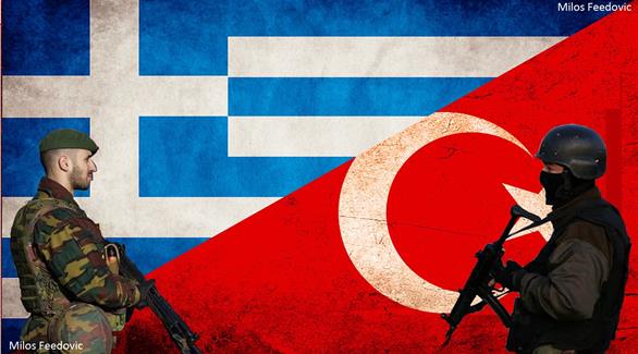 علما تركيا واليونان والنقسام القبرصي