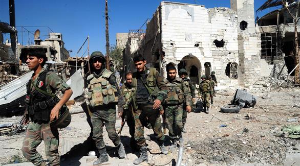 عناصر من الجيش السوري في حلب (أرشيف)