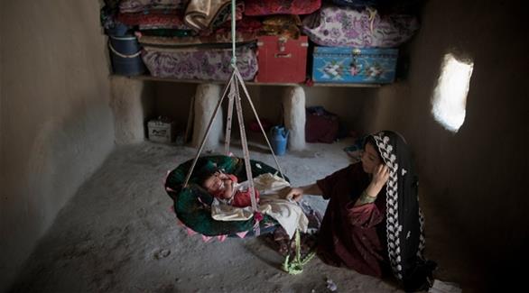 عائلات أفغانية مهجرة (أرشيف)