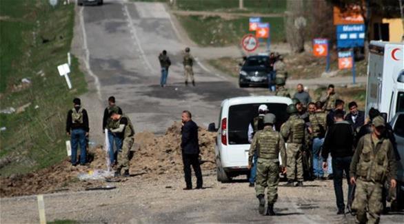 موقع تفجير سابق في جنوب شرق تركيا (أرشيف)
