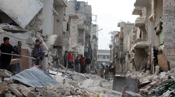 قصف على حلب (أرشيف)