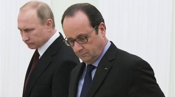 الرئيسان الفرنسي والروسي (أرشيف)