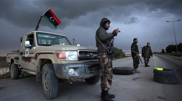 عناصر من الجيش الليبي في بنغازي (أرشيف)