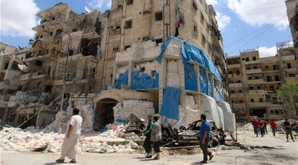تدمير مستشفى في حلب(رويترز)