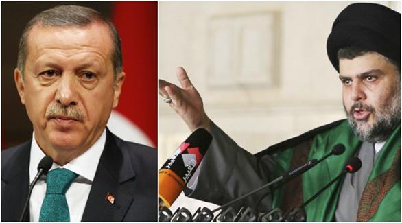 الزعيم الشيعي العراقي مقتدى الصدر الرئيس التركي رجب أردوغان(أرشيف) 