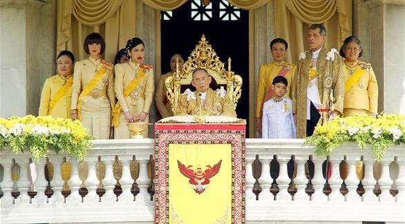 العائلة الملكية في تايلاند (أرشيف)