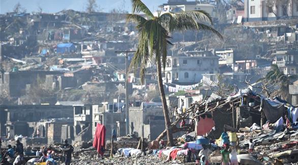 دمار سببه الإعصار ماثيو في هايتي (أرلاشيف)
