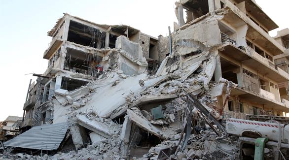 الدمار في حلب (رويترز)