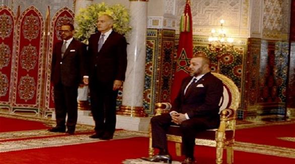 الملك محمد السادس مشرفاً على حفل إداء السفراء المغاربة الجدد أوراق اعتمادهم (هسبريس) 