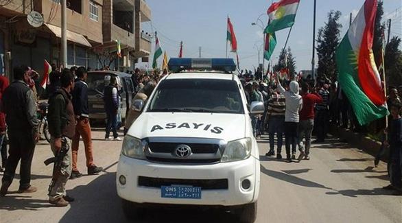 قوات الأسايس، أي الأمن الكردي تُسيطر على أغلب أحياء الحسكة (أرشيف) 