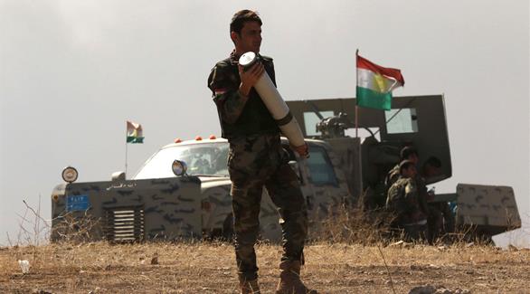 عناصر القوات العراقية قرب الموصل (أ ف ب)
