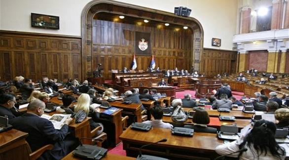 البرلمان الصربي في اجتماع سابق (أرشيف)