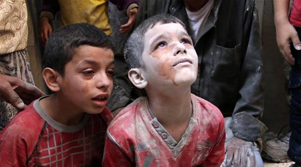 أطفال حلب (أرشيف)