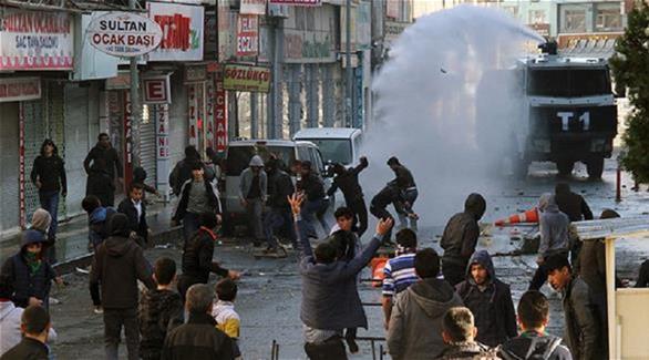 الشرطة التركية تفرق مظاهرة للأكراد (أرشيف)
