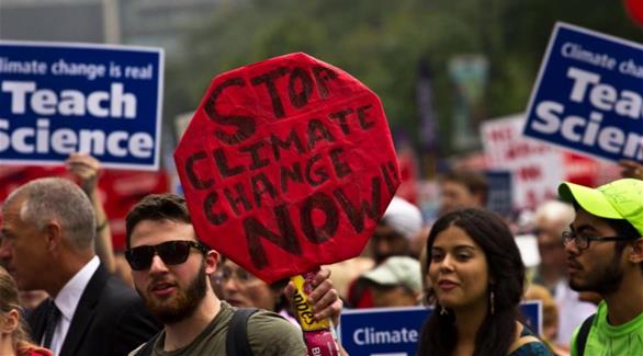 تظاهرات تدعو لمكافحة تغير المناخ (أرشيف)