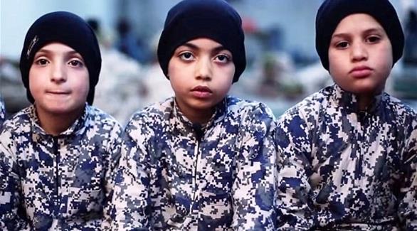 أطفال في أشبال الخلافة التابعة لداعش(أرشيف)