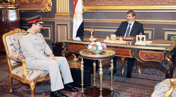 مرسي والسيسي (أرشيف)