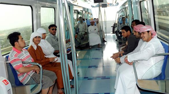 مترو دبي يشهد إقبالاً بزيادة قدرها نحو 20 % (من المصدر)