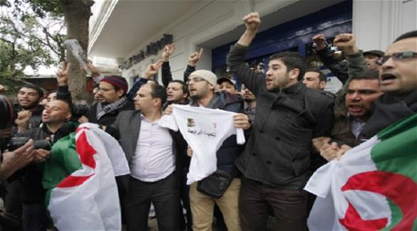 احتجاجات ضد ترشح الرئيس عبد العزيز بو تفليقة (أرشيف)