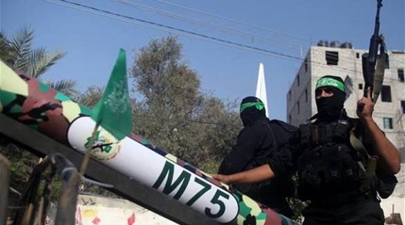 صواريخ كتائب القسام الجناح العسكري لحركة حماس (أرشيف)