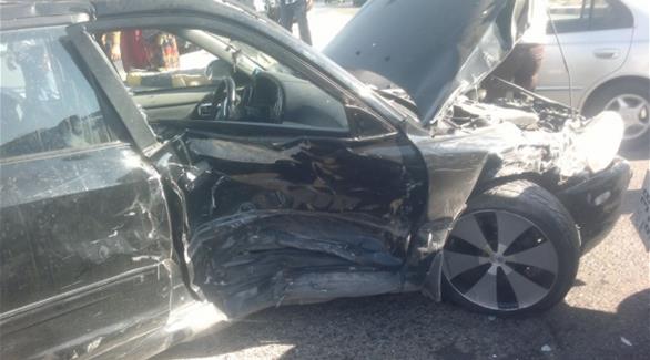 حادث سير في العاصمة عمان (أرشيف)