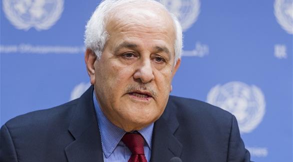 مراقب فلسطين الدائم لدى الأمم المتحدة رياض منصور (أرشيف)