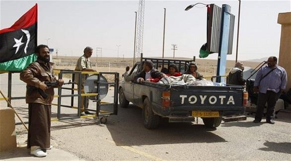 معبر حدودي بين تونس وليبيا (أرشيف)