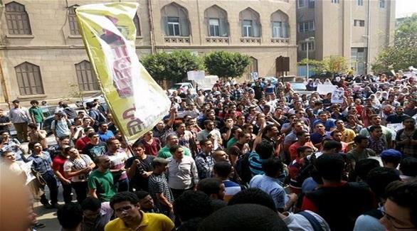 تظاهرات سابقة لطلاب الإخوان في الأزهر (أرشيف)