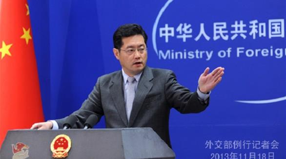 المتحدث باسم وزارة الخارجية الصينية تشين قانغ (أرشيف)