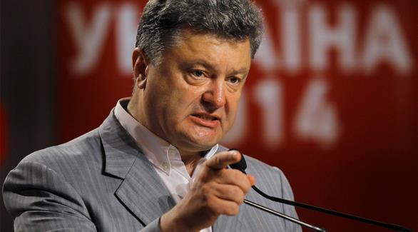 الرئيس الأوكراني بترو بوروشينكو يتهم روسيا (أرششيف)